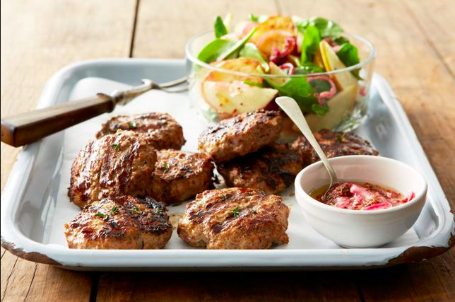 Beef and pork rissoles recipe